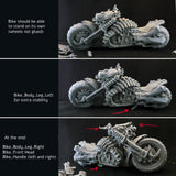 B049 - Legendary character design, Cyber metal biker chick, Sexy biker character design, STL 3D model design print