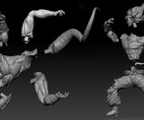 MANGA102 - Legendary Character design, Goku vs Freezer & Gohan vs Cell ，3d STL resin print download files