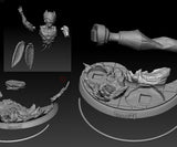 MANGA102 - Legendary Character design, Goku vs Freezer & Gohan vs Cell ，3d STL resin print download files