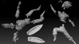 MANGA102 - Legendary Character design, Goku vs Freezer & Gohan vs Cell ，3d STL resin print download files