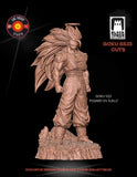 MANGA142 - Legendary Character design, Goku Super Saiyan 3，3d STL resin print download files