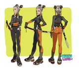 [ Virtual Goods ] DIART001 - ilkwangkim Character Design Collection – Japanese-Style Graphic Illustration Line Art