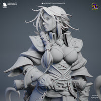 TU049 - Games character design, Miss Fortune – League of Legends , 3D Printer Files, 3d STL resin print download files
