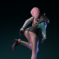 MN042- NSFW games character design, Tsukishiro Yanagi in Zenless Zone Zero, 3d stl print files