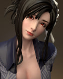 TU170 - NSFW Female Character design, Tifa Lockhart Maid Costume，3d STL resin print download files