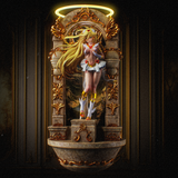 R317 - Anime Character design, Panty from the anime Panty & Stocking with Garterbelt，3d STL resin print download files