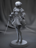 TU261 - Games character design, nxfw 2B from Nier Automata , 3d stl resin download print files