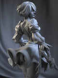 TU261 - Games character design, nxfw 2B from Nier Automata , 3d stl resin download print files