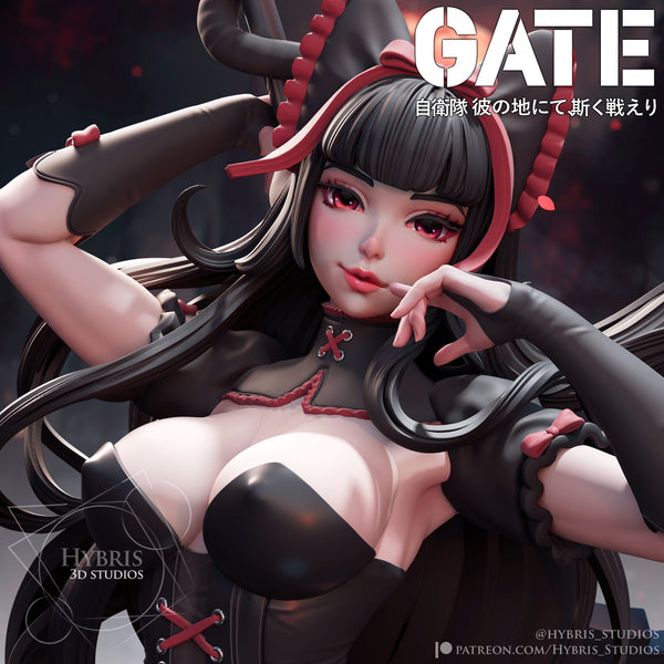 TU001 - Anime character design, Rory mercury from Gate , 3d stl resin download print files