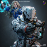 Diana and Hugh from the game Pragmata - High Detail Character for Resin Printing, 3d stl file print download ( Y042 )