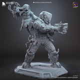 Diana and Hugh from the game Pragmata - High Detail Character for Resin Printing, 3d stl file print download ( Y042 )
