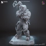 Diana and Hugh from the game Pragmata - High Detail Character for Resin Printing, 3d stl file print download ( Y042 )