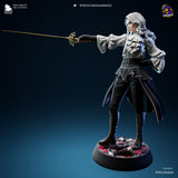 TU080 - Female Character design，Clair Obscur Expedition 33，3d STL resin print download files