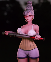 MN085 - NSFW Anime character design, Seiko Ayase NSFW Dandadan , 3d stl print files