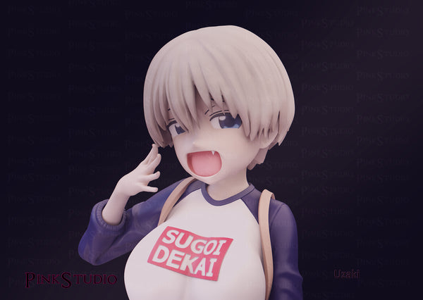MEI118 - Anime character design, Uzaki Hana, 3d stl print download files