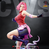 Sakura From the Naruto - High Detail Character for Resin Printing, 3d stl file print download ( Y039 )