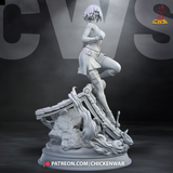 Sakura From the Naruto - High Detail Character for Resin Printing, 3d stl file print download ( Y039 )