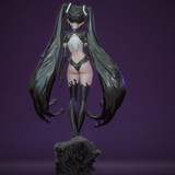 TU007 - Female Character design,Venom Hatsune Miku，3d STL resin print download files