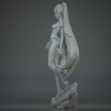 TU007 - Female Character design,Venom Hatsune Miku，3d STL resin print download files