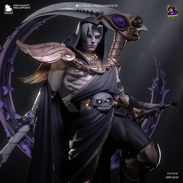 TU051 - Character design, 👾 Thanatos | Hades , 3D Printer Files, 3d STL resin print download files
