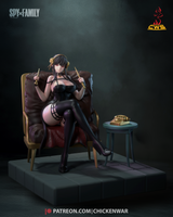 TU097 - Anime Characteer design, Yor Forger from Spy x family, 3d stl print download files