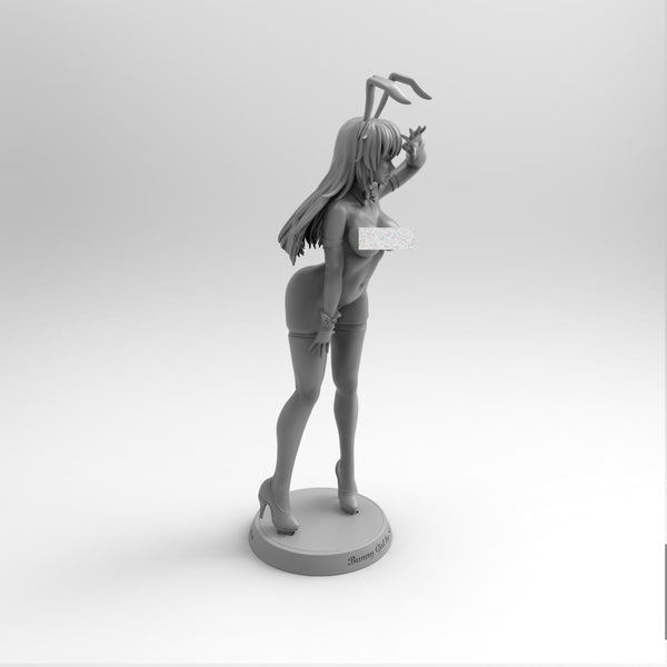 A126 - Sexy Bunny Girl 001 ( SFW / NSFW )  , STL 3D model design print files digital product
