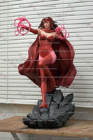 F432 - Superheroes character design, Female character Scarlet witchii, STL 3D model design print download file