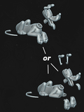 E674 - Cartoon character design, The Pluto Dog statue, STL 3D model design print download files
