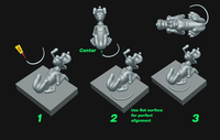 E674 - Cartoon character design, The Pluto Dog statue, STL 3D model design print download files