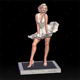 F505 - Popular character design statue, Marilyn Monroe, STL 3D model design download print files