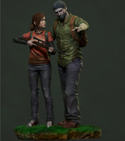 E024 - Games character design, The Last of joe and Allie, STL 3D model design print download files