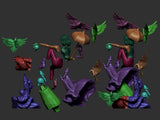 H010 - Female Character design, The SadmanDeath Character statue, 3D STL model design print download files