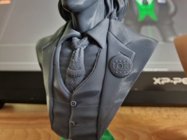 C449 - Comic character design, The luki bust, STL 3D model design print download file