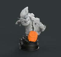 H059 - Comic character design, The Green Goblin Bust statue, STl 3D model design printable download files