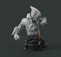 H059 - Comic character design, The Green Goblin Bust statue, STl 3D model design printable download files