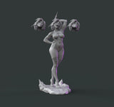 H062 - Games character design, The Mortal Kumbat character design, Meleena statue, STL 3D model design printable files