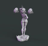 H062 - Games character design, The Mortal Kumbat character design, Meleena statue, STL 3D model design printable files