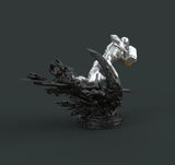 H068 - Comic character design, The Silver suffer guy with thanos gourment statue, STL 3D model design printable download