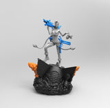 E591 - Games character design, The Leak Of legend Jinnix arcane character design, STL 3D model design print download fil