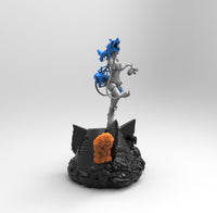 E591 - Games character design, The Leak Of legend Jinnix arcane character design, STL 3D model design print download fil