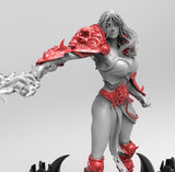 E600 - NSFW Games character design, The Leech queen World of craft statue, STL 3D model design print download files