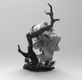 E609 - Anime character design, The Deeedlat girl statue, STL 3D model design print download files