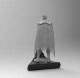 E760 - Comic character design, The Red robin hood character statue, STL 3D model design print downlaod files