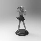 E625 - Comic character design , The Bad women statue, STL 3D model design print download files