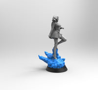 E664 - NSFW Comic character design, The Super cat character statue, STL 3D model design print download file
