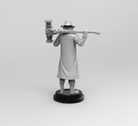 E680 - Games character design, The RE village Heisenberg statue, STL 3D model design print download files