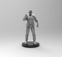 E682 - Anime character design, The hell taker 9 statue, STL 3D model design print download files