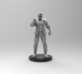 E682 - Anime character design, The hell taker 9 statue, STL 3D model design print download files