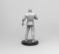 E682 - Anime character design, The hell taker 9 statue, STL 3D model design print download files