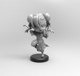 E699 - Chibi character design, The Chun lee lee statue, STL 3D model design print download files